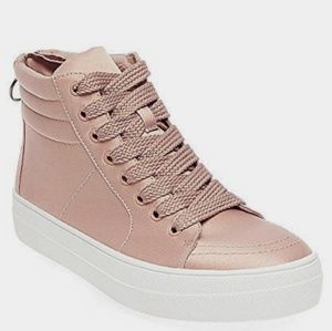 Steve Madden golly satin sneakers